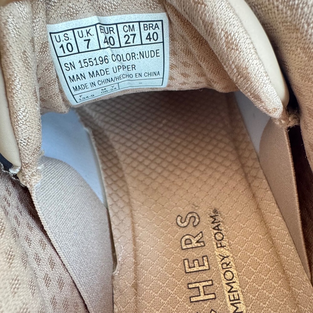 Skechers Women Uno Shimmer Away 155196 Slip-On Sports Shoes Sneakers Size 10 - Picture 11 of 12
